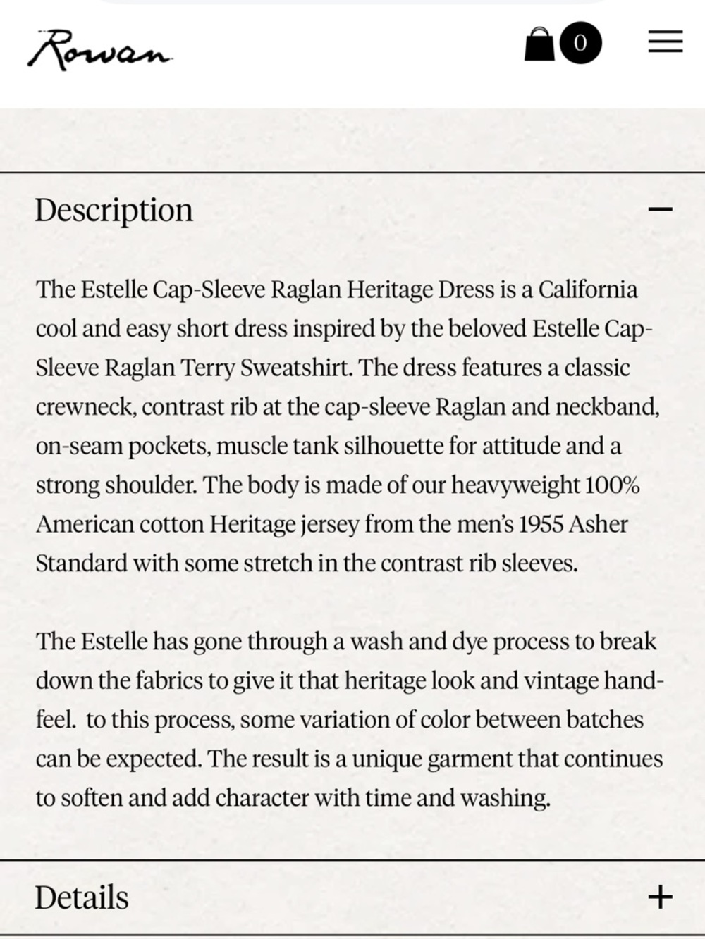 Rowan Estelle Cap-Sleeve Raglan Heritage Dress - In Mountain Ridge - Picture 4 of 11